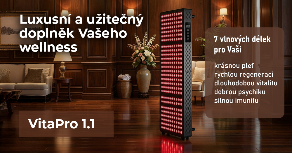 terapie červeným světlem, krásná pleť, regenerace, vitalita, imunita