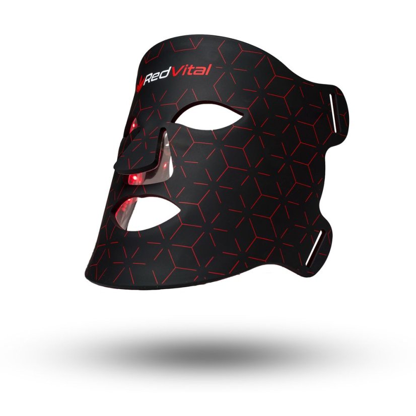 Maska s červeným světlem pro péči o pleť VitaMask 1.0 - Barva: bílá