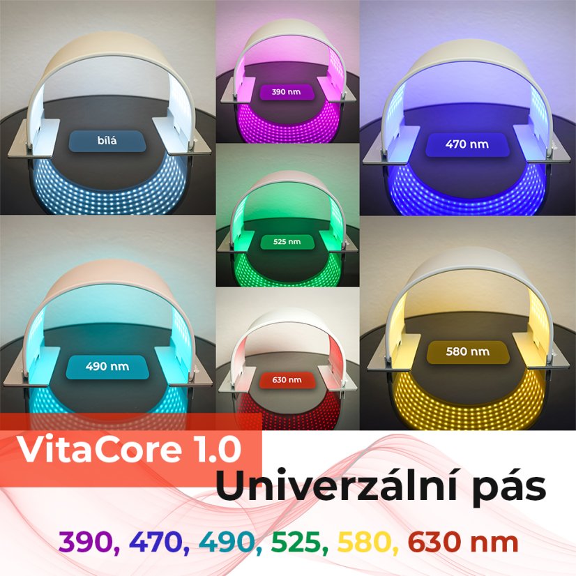 Víceúčelový pás pro terapii červeným světlem VitaCore 1.0