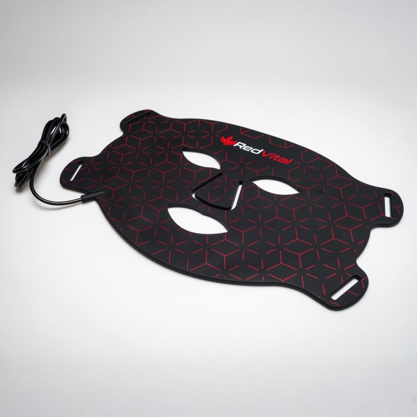 Maska s červeným světlem pro péči o pleť VitaMask 1.0 - Barva: bílá