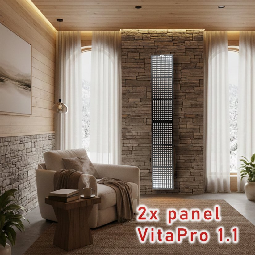 Závěsné konzole na zeď pro panely VitaPro - Barva: bílá