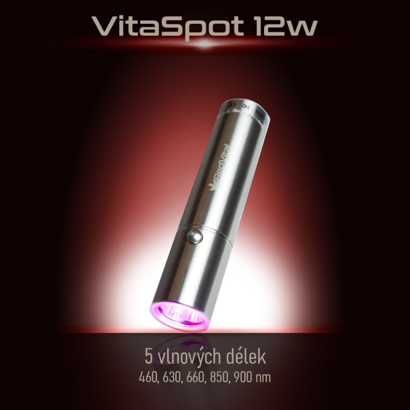 Kompaktní pero VitaSpot pro cílenou terapii červeným světlem