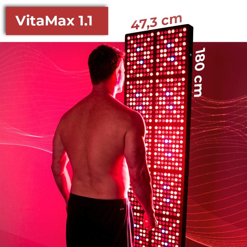 Velký panel pro terapii červeným světlem VitaMax 1.1 se 7 vlnovými délkami