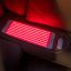Detail zapnutých LED diod ohebné podložky VitaCore 1.0