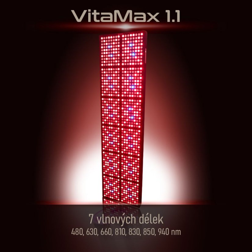 Velký panel pro náročné VitaMax se 7 vlnovými délkami