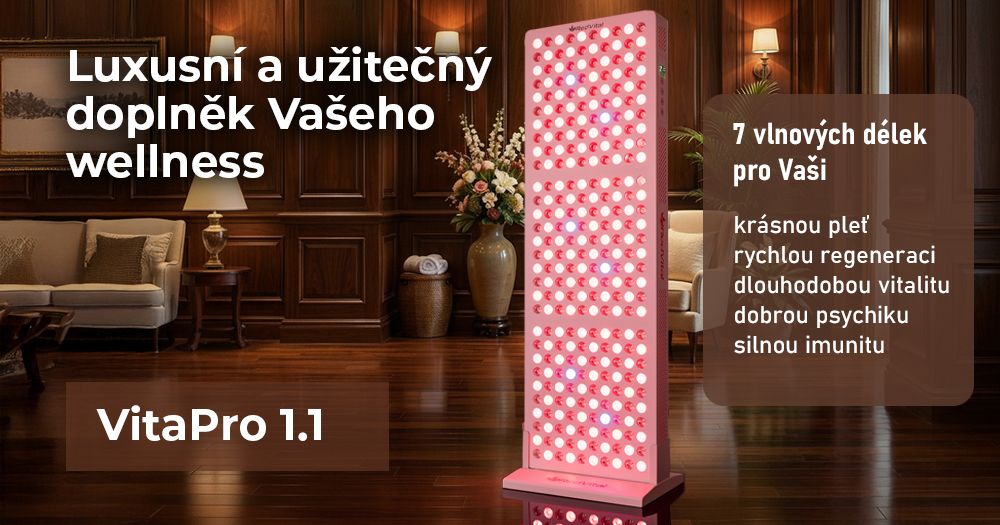 terapie červeným světlem, krásná pleť, regenerace, vitalita, imunita